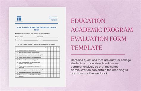Academics Evaluation .